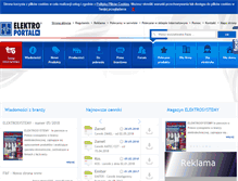Tablet Screenshot of elektroportal.pl